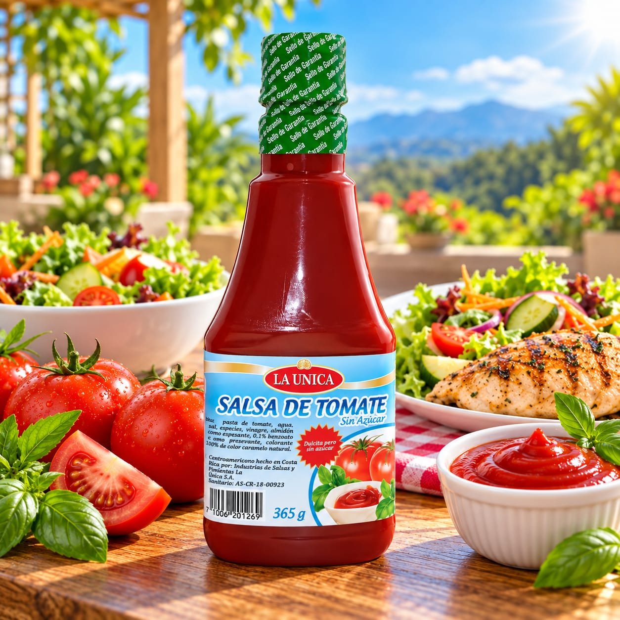 Salsa Tomate CERO - Sin Azúcar Añadida 365 g